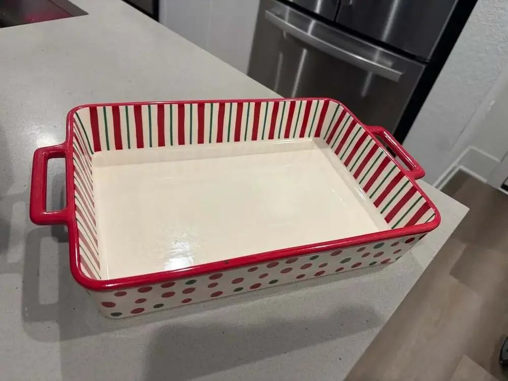 Holiday Stoneware Rectangular Baking Dish 9x13